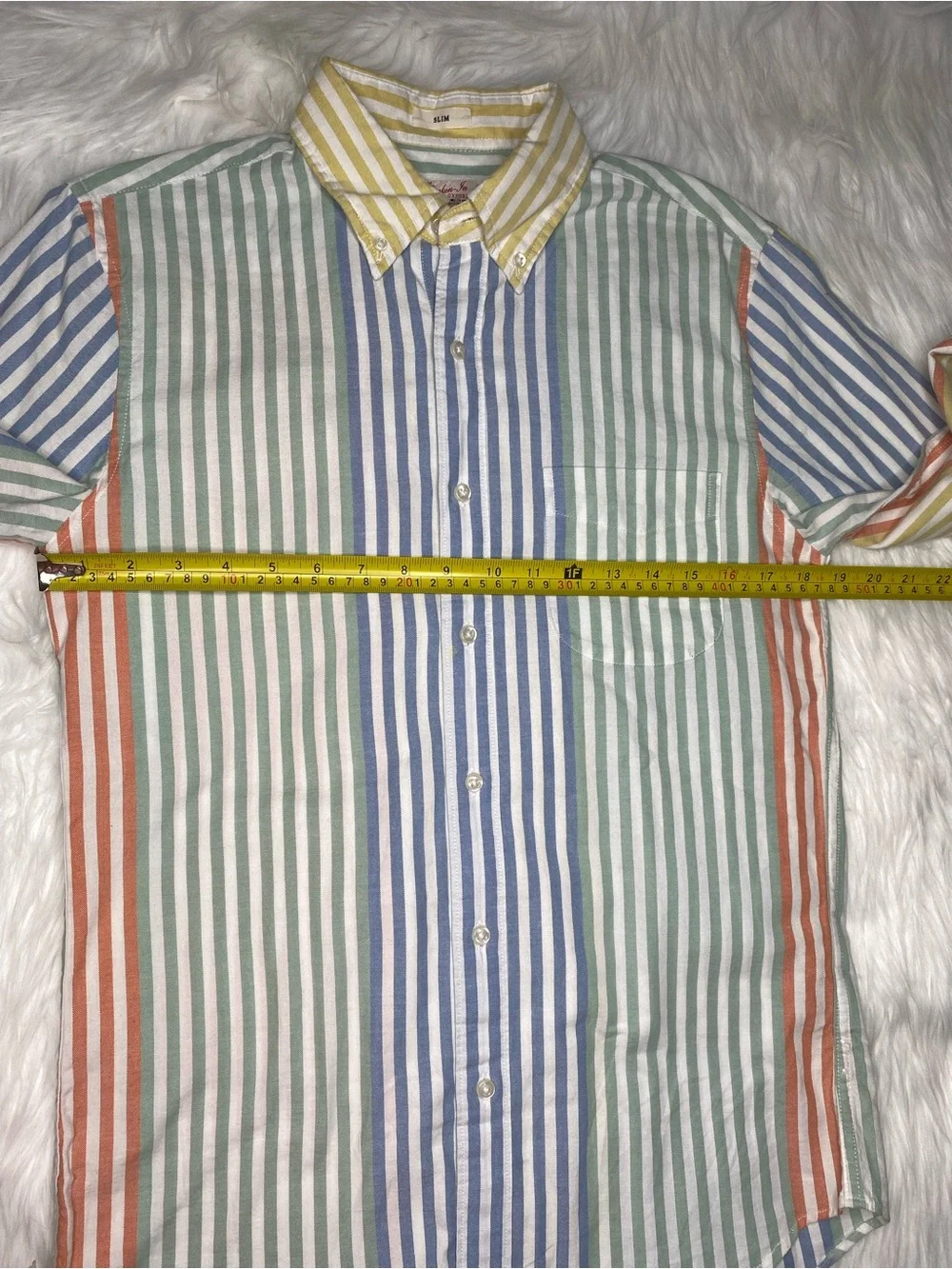 J. Crew Multistripe Pastel Button-Down Shirt